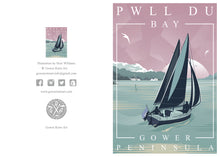 Load image into Gallery viewer, A6 Greeting Card (Pwll Du Bay) Gower Peninsula