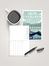 Load image into Gallery viewer, Swim Langland (South Wales) A6 Postcard