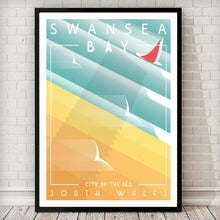Load image into Gallery viewer, Swansea Bay (City by the sea) Modern & Minimalistic Print