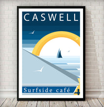 Load image into Gallery viewer, Caswell Bay (Surfside Cafe) Modern 7 Minimalistic Print