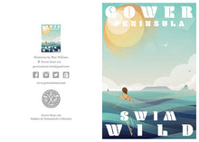 Load image into Gallery viewer, A6 Greeting Card (Swim Wild) Gower Peninsula
