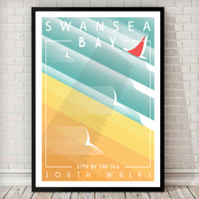 Load image into Gallery viewer, Swansea Bay (City by the sea) Modern &amp; Minimalistic Print